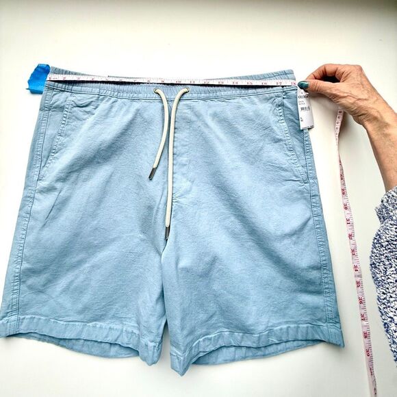 NWT NN07 “Gregor” twill shorts in light blue Size XL - Picture 9 of 10